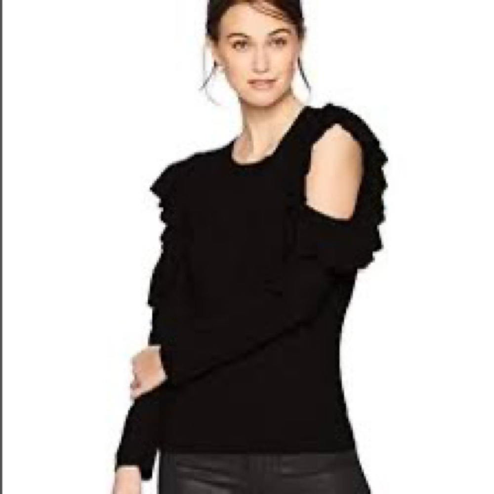 White House Black Market Cold Shoulder Sweater. Medium